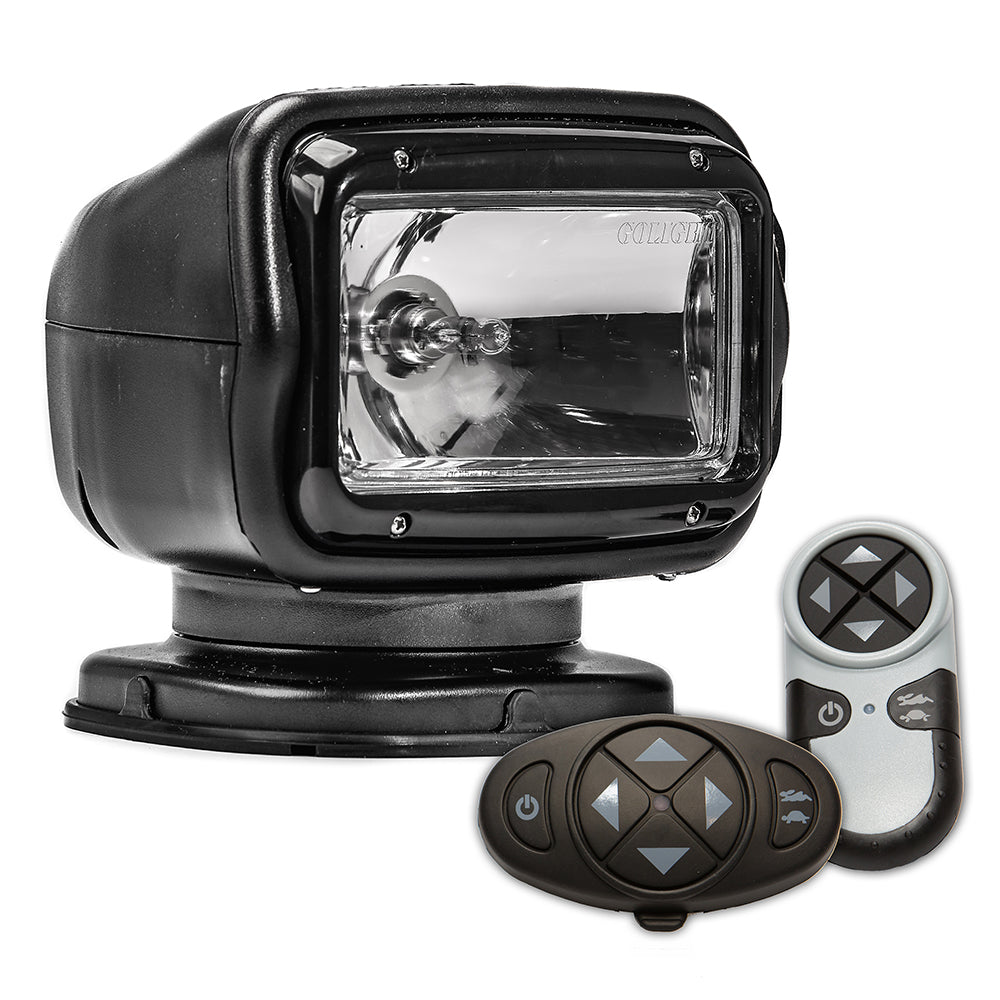 Télécommandes sans fil Golight Radioray GT Series à montage permanent - Halogène noir - Télécommandes sans fil portables pour tableau de bord