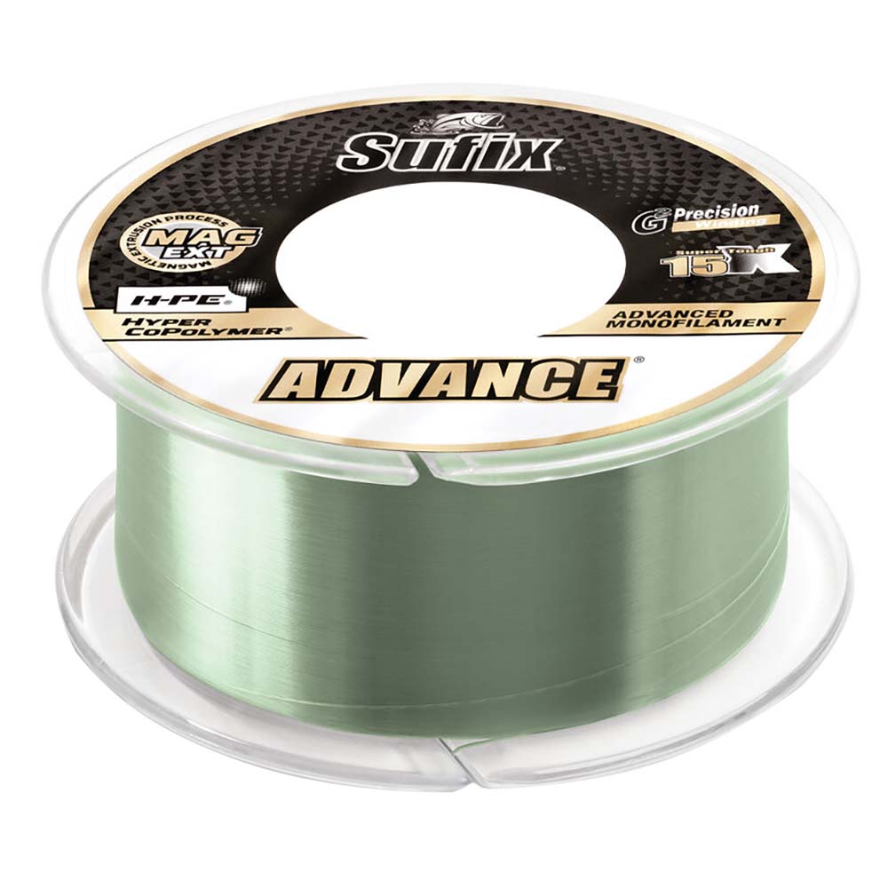 Monofilament Sufix Advance - 20 lb - Vert basse visibilité - 330 m