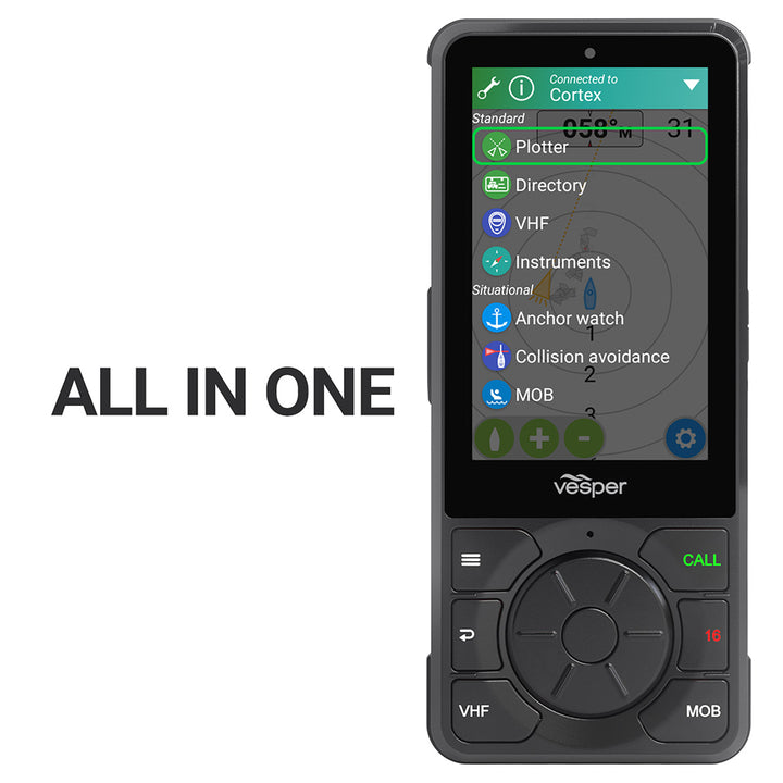 Téléphone portable/sans fil/rechargeable Vesper Cortex H1P avec station de charge