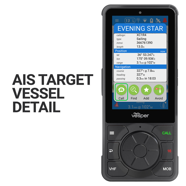 Téléphone portable/sans fil/rechargeable Vesper Cortex H1P avec station de charge