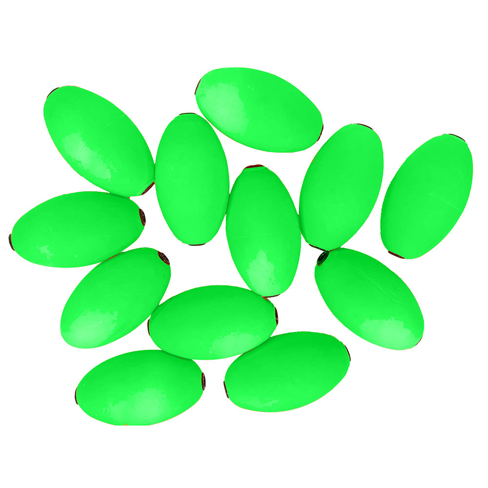 Flotteurs ovales Tigress - Verts *Pack de 12
