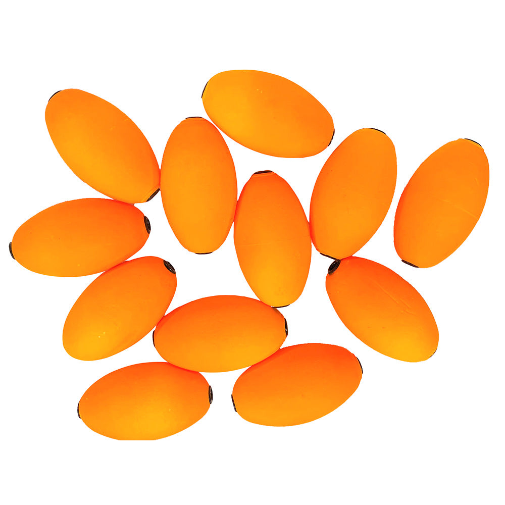 Flotteurs ovales Tigress - Orange *Pack de 12