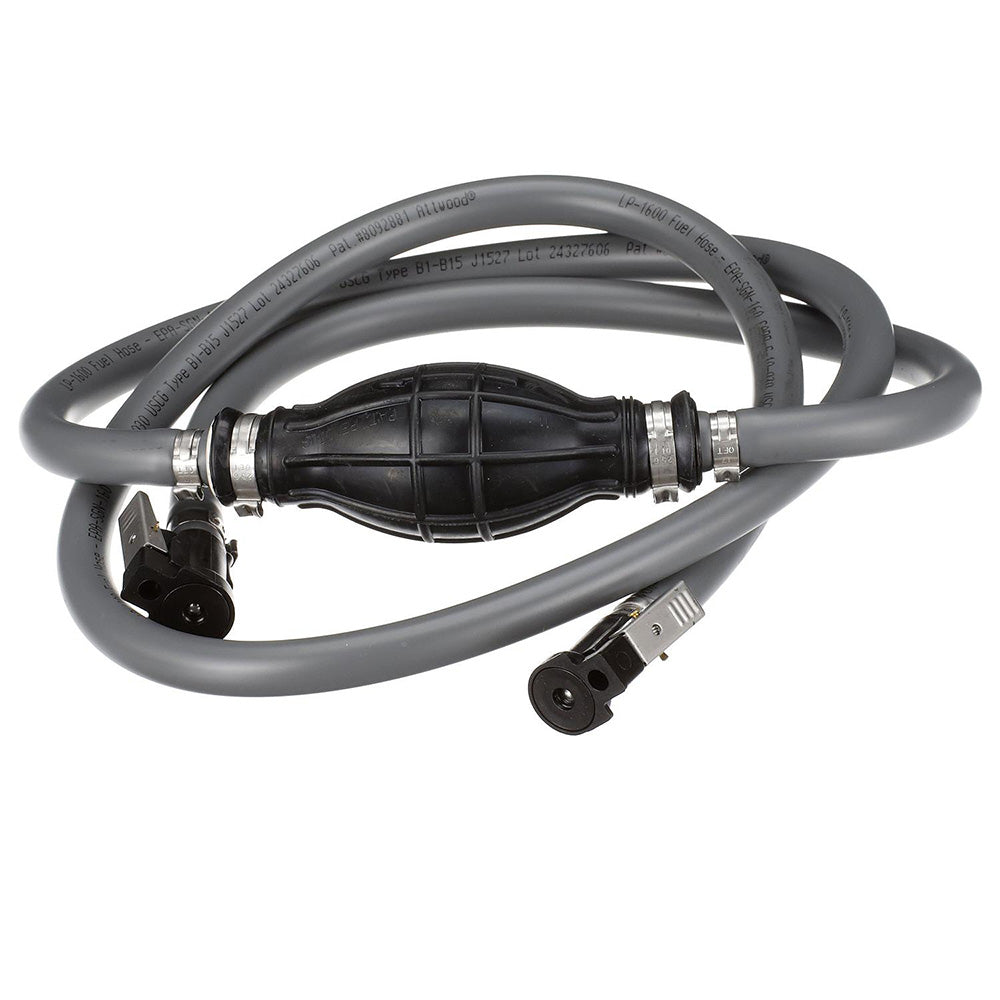 Kit de conduite de carburant Attwood Johnson/Evinrude – 3/8" de diamètre x 6" de longueur (sans raccord de réservoir)