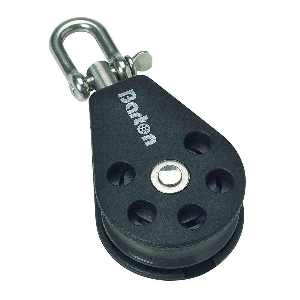 Poulie simple à émerillon Barton Marine taille 1 avec ringot