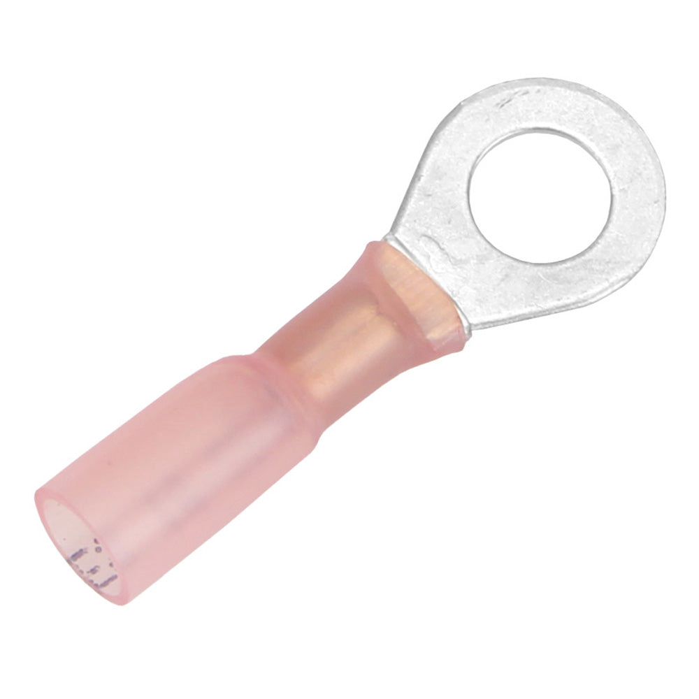 Cosse à anneau thermorétractable Pacer 22-18 AWG – goujon 1/4 po – paquet de 25
