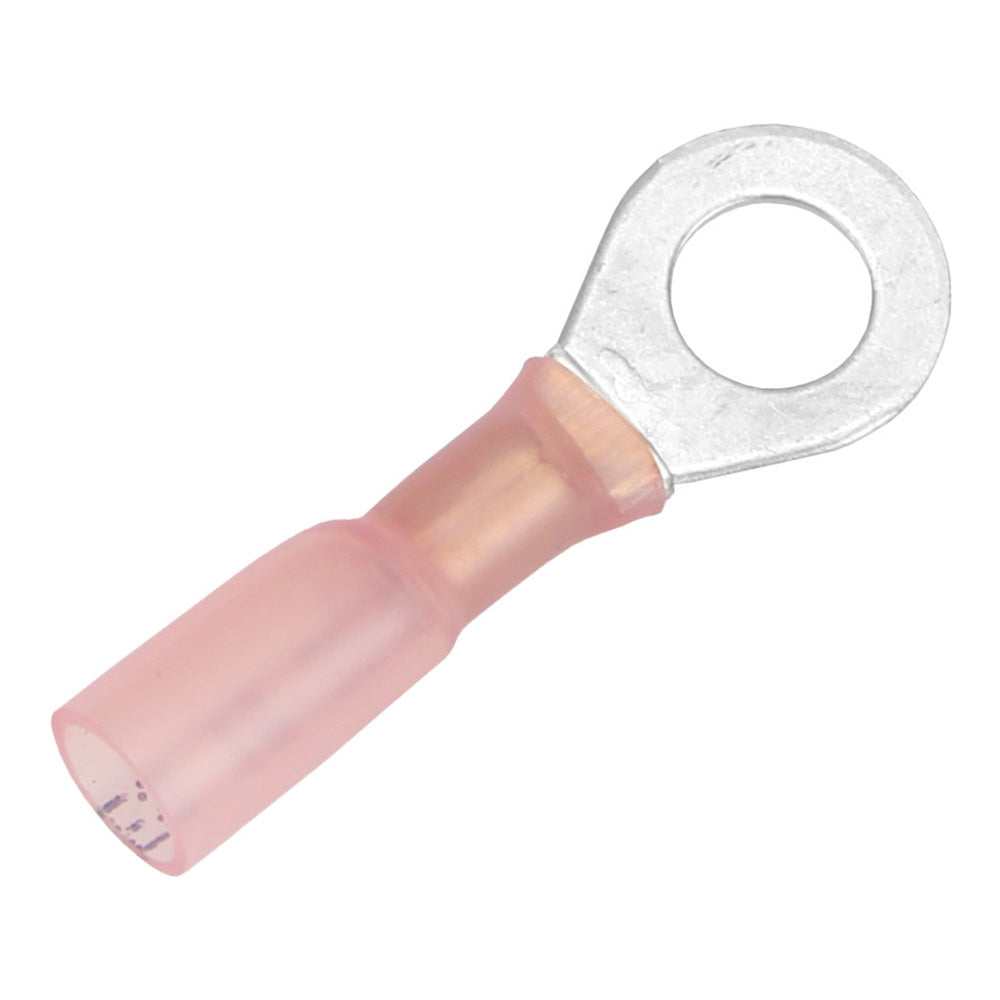 Cosse à anneau thermorétractable Pacer 22-18 AWG – goujon 1/4 po – paquet de 100