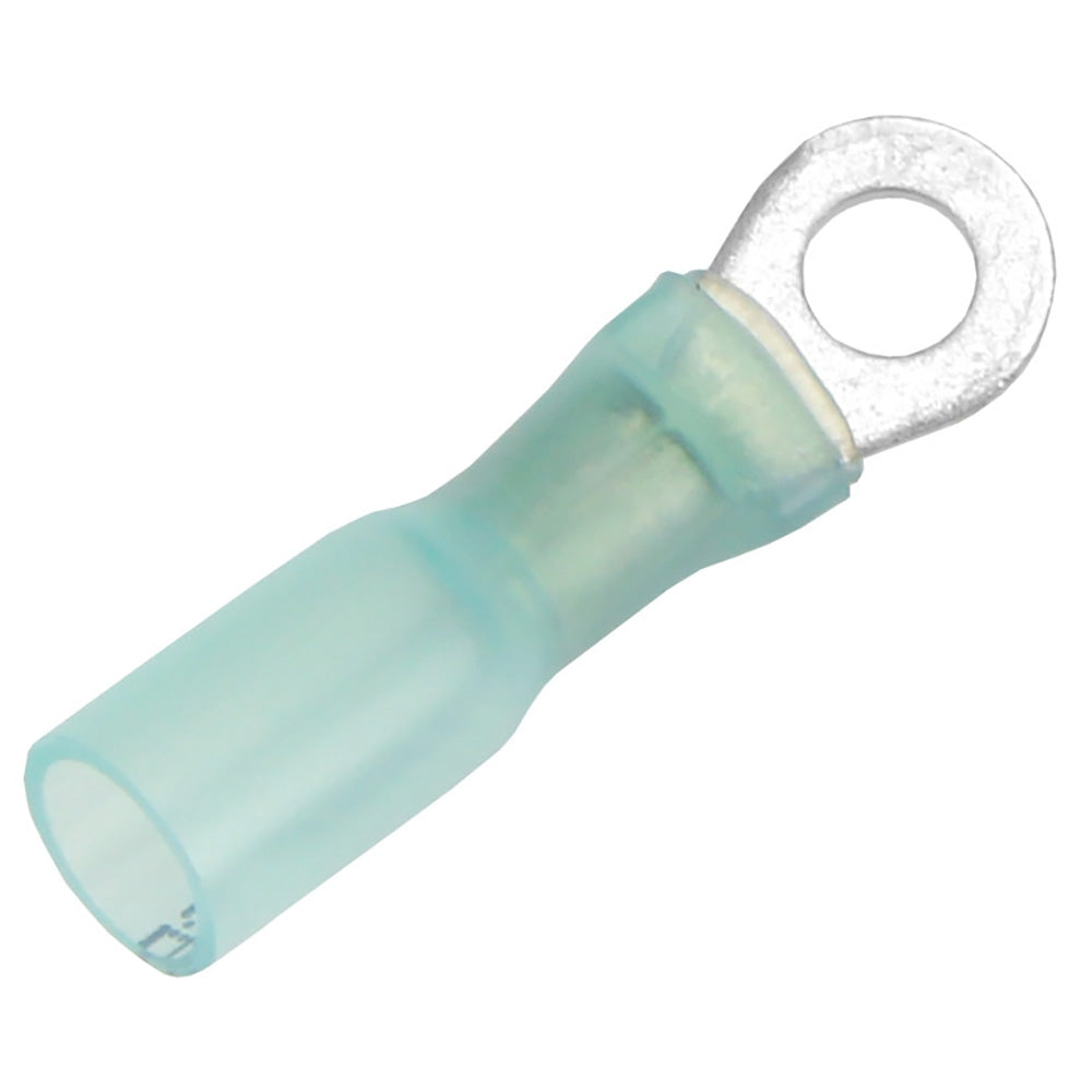 Cosse à anneau thermorétractable Pacer 16-14 AWG - Taille de goujon n° 8 - Paquet de 100