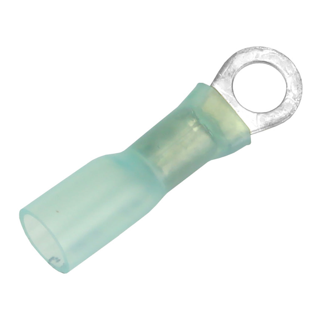 Cosse à anneau thermorétractable Pacer 16-14 AWG - Taille de goujon n° 10 - Paquet de 25
