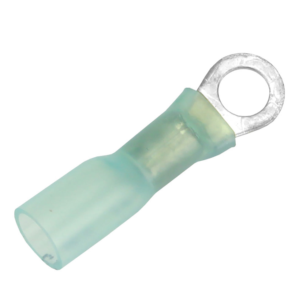 Cosse à anneau thermorétractable Pacer 16-14 AWG - Taille de goujon n° 10 - Paquet de 100