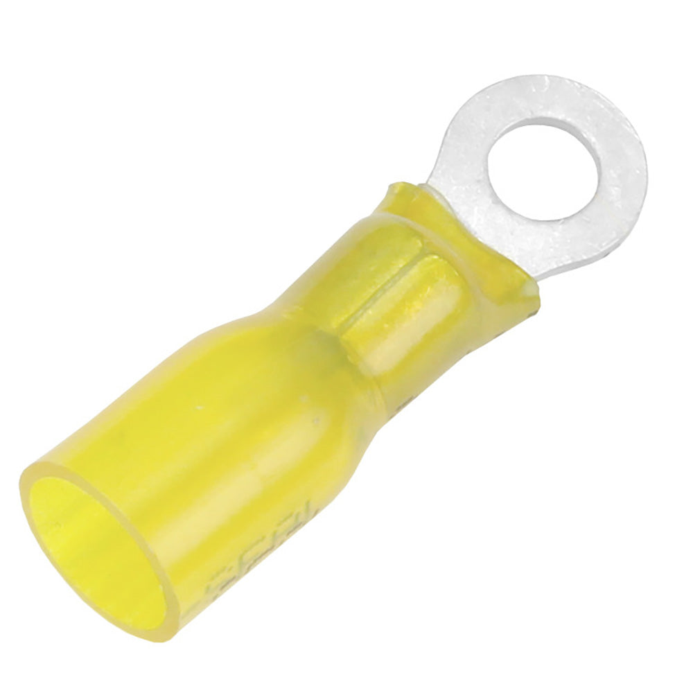 Cosse à anneau thermorétractable Pacer 12-10 AWG - Taille de goujon n° 8 - Paquet de 3