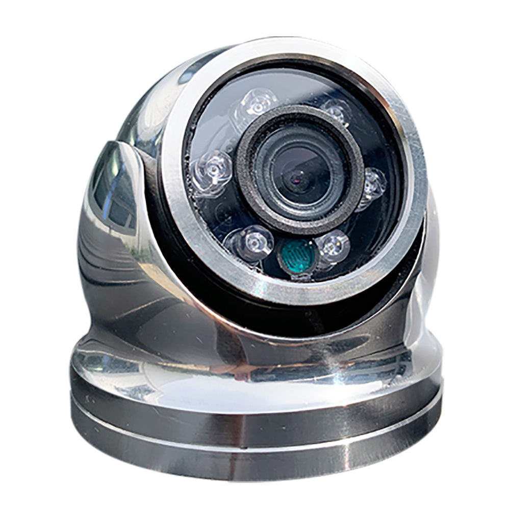 Caméra mini-dôme IP haute définition Iris 3 MP - Résolution 2 MP - 316 SS HFOV 120 degrés - Objectif 2,8 mm