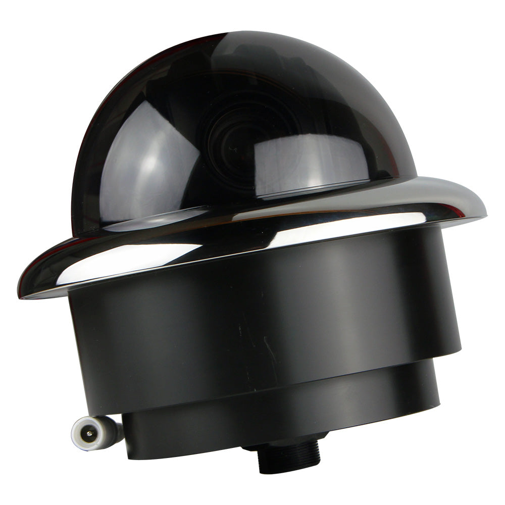 Caméra dôme PTZ marine miniature Iris - Cadre en acier inoxydable - Ethernet IP haute définition - Zoom numérique 10x - Format vidéo 4 en 1