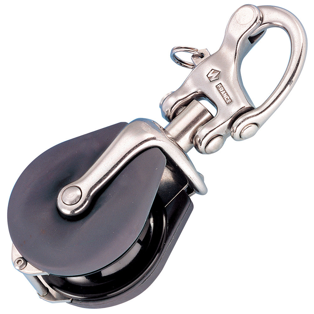 Poulie d'ouverture Wichard avec mousqueton - Taille de corde maximale 12 mm (15/32")