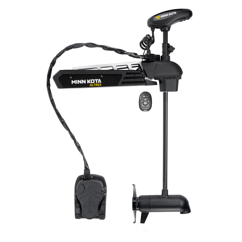 Moteur de pêche à la traîne Minn Kota Ultrex 112 avec micro-télécommande - Double spectre CHIRP - 36 V - 112 lb - 52 po
