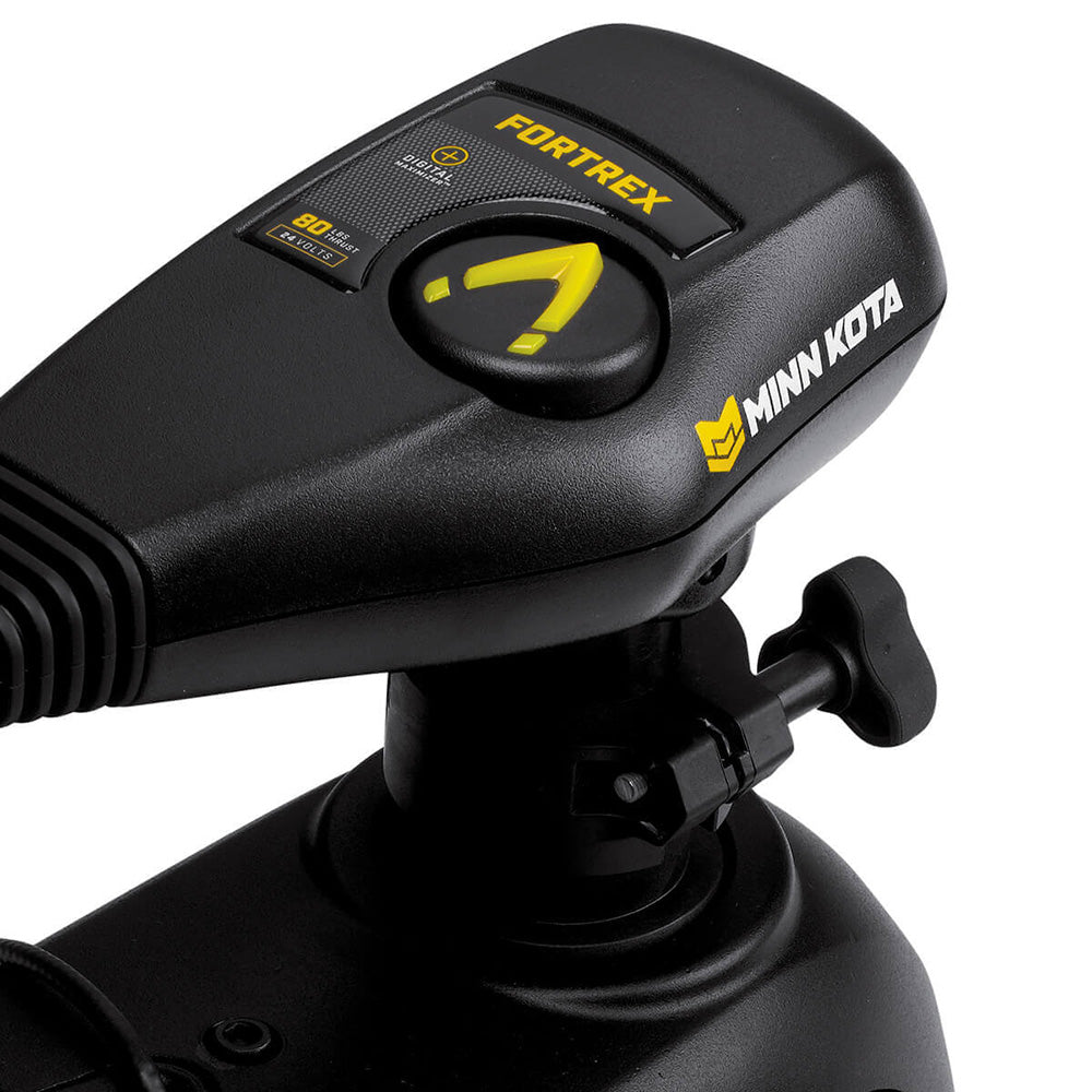 Moteur de pêche à la traîne Minn Kota Fortrex 112 - Double spectre CHIRP - 36 V - 112 lb - 45 po