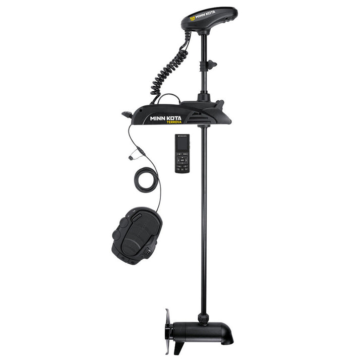 Moteur électrique Minn Kota Terrova 112 avec télécommande sans fil - Double spectre CHIRP - 36 V - 112 lb - 60 po
