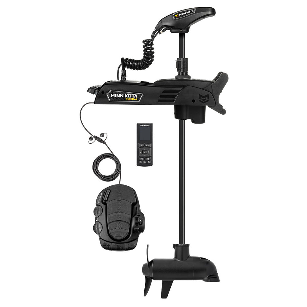 Moteur de pêche à la traîne Minn Kota Terrova QUEST 90/115 avec télécommande sans fil - Double spectre CHIRP - 24/36 V - 90/115 lb - 45 po