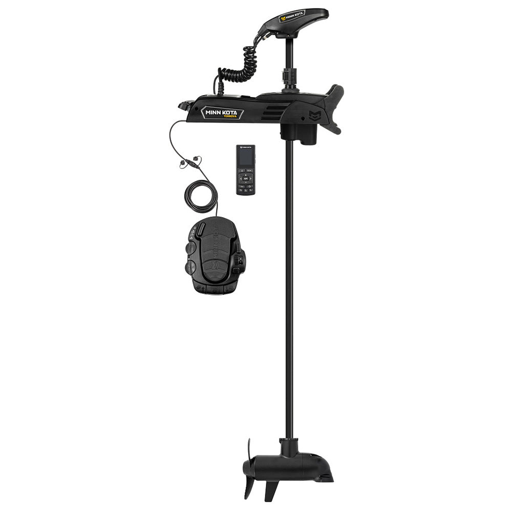 Moteur de pêche à la traîne Minn Kota Terrova QUEST 90/115 avec télécommande sans fil - Double spectre CHIRP - 24/36 V - 90/115 lb - 72 po