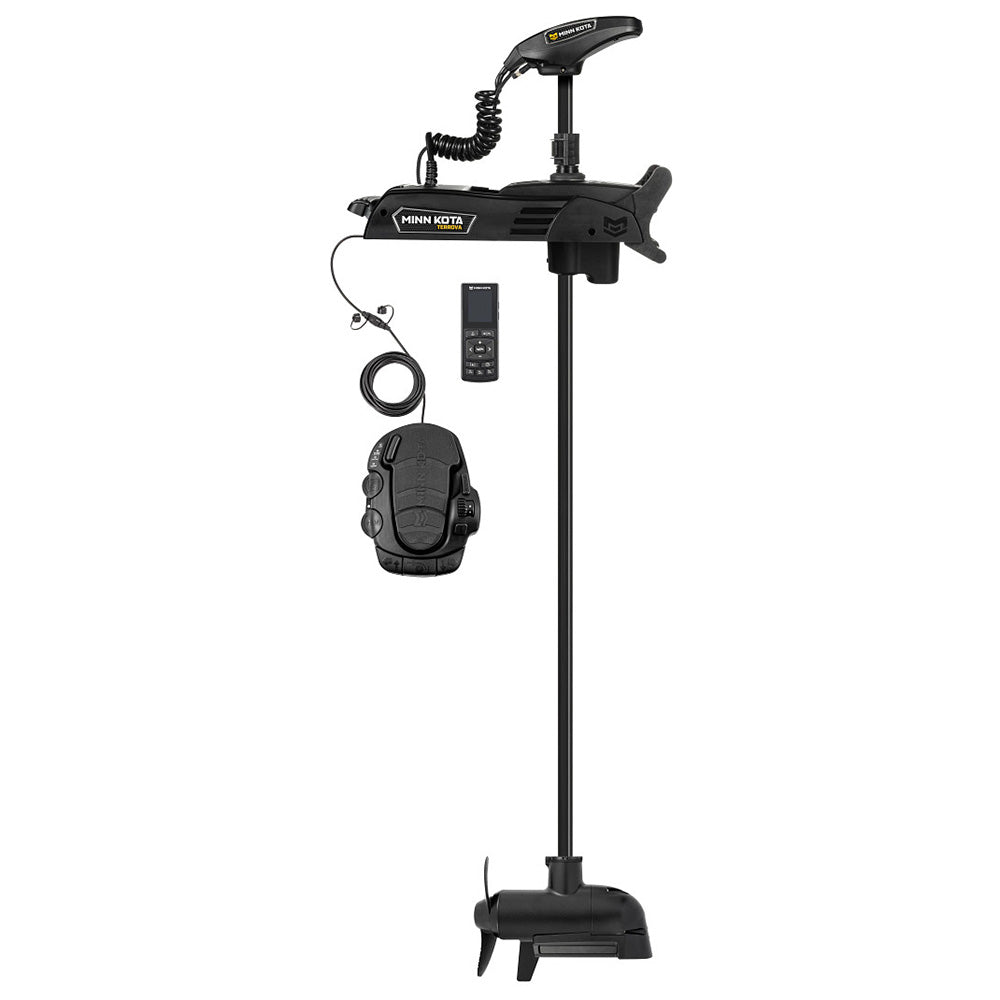 Moteur de pêche à la traîne Minn Kota Terrova QUEST 90/115 avec télécommande sans fil - Imagerie latérale/inférieure MEGA - 24/36 V - 90/115 lb - 72 po