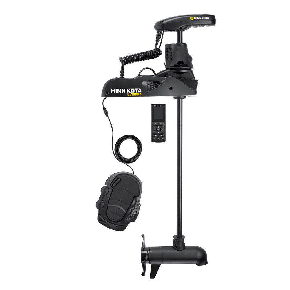 Moteur électrique Minn Kota Ulterra 80 avec télécommande sans fil - Double spectre CHIRP - 24 V - 80 lb - 45 po