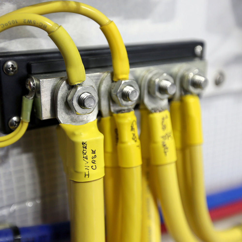 Connecteur de câble Blue Sea 2104 PowerBar 600 A, 4 x 3/8, 16 bornes à goujon