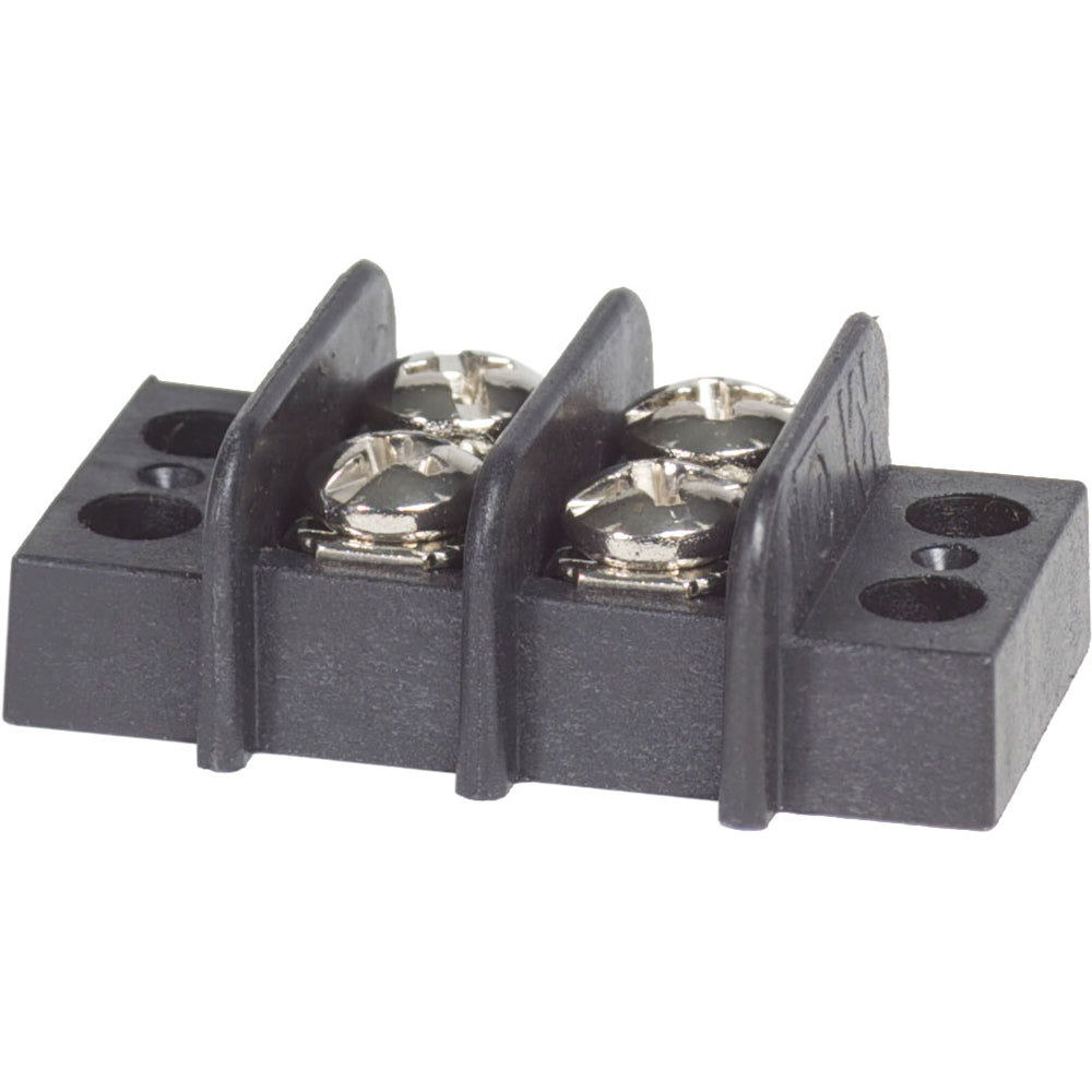Borne Blue Sea 2402 noire 20 A - 2 circuits