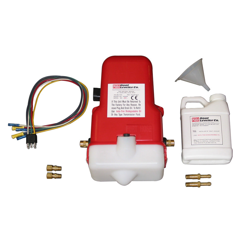 Pompe de nivellement de bateau universelle 12 V CC avec raccords d'huile et de tuyau