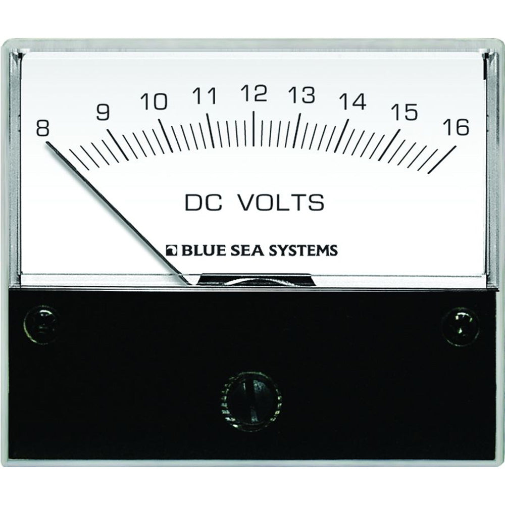 Voltmètre analogique CC Blue Sea 8003 - Cadran 2-3/4", 8-16 V CC