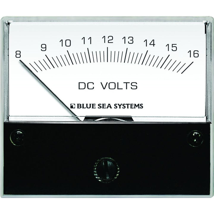 Voltmètre analogique CC Blue Sea 8003 - Cadran 2-3/4", 8-16 V CC