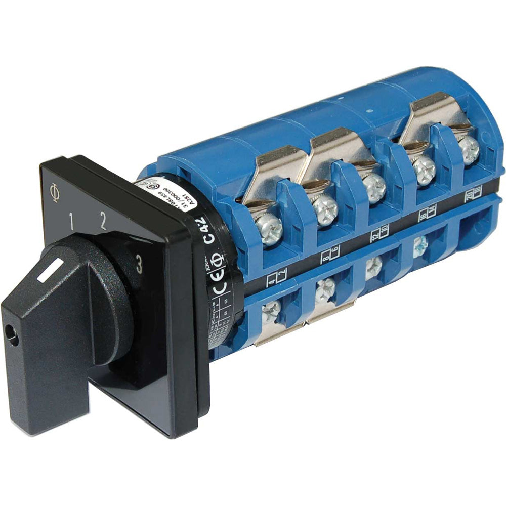 Interrupteur Blue Sea 9077, AC 240VAC 63A OFF + 3 positions