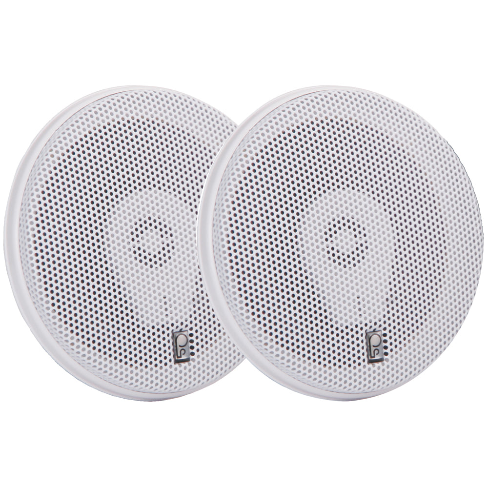 Enceintes Poly-Planar MA-8506 6" 200 W Titanium Series - Blanc
