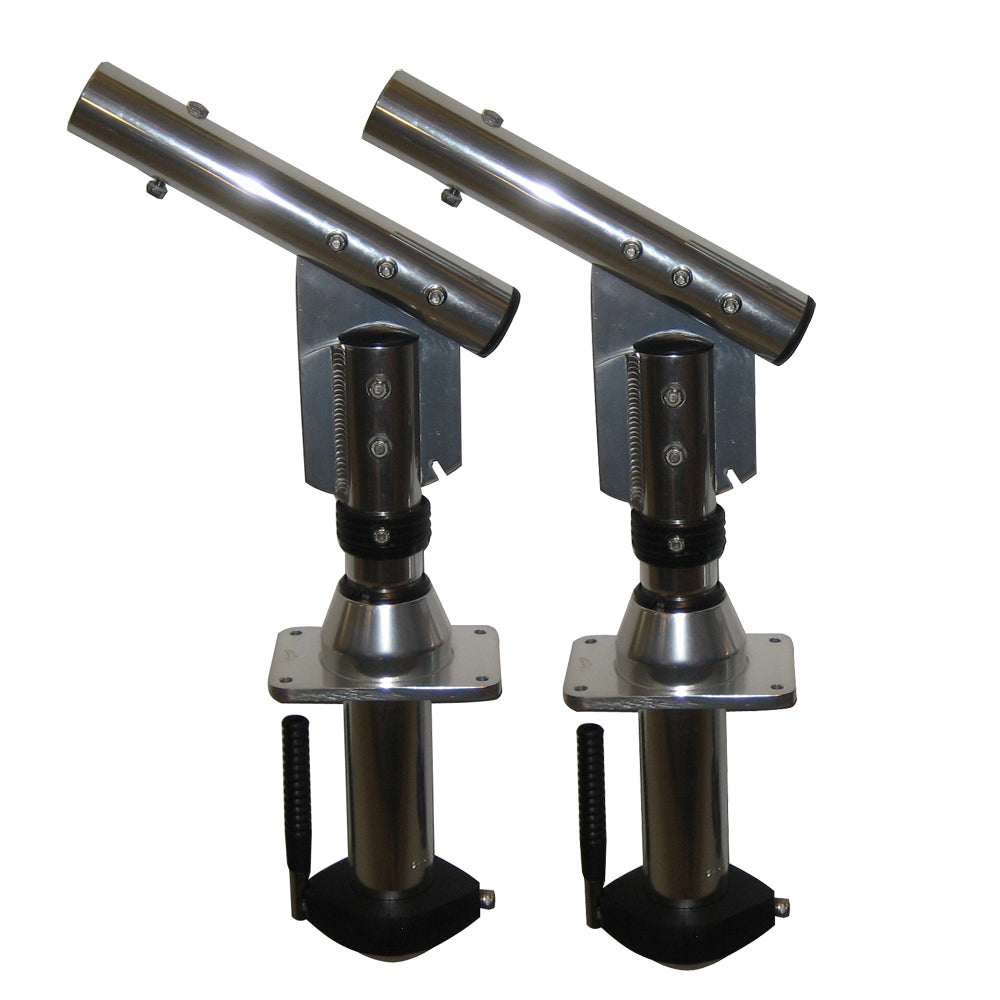 Supports de stabilisateur boulonnés Lee's Sidewinder, version allongée - Argent (paire)