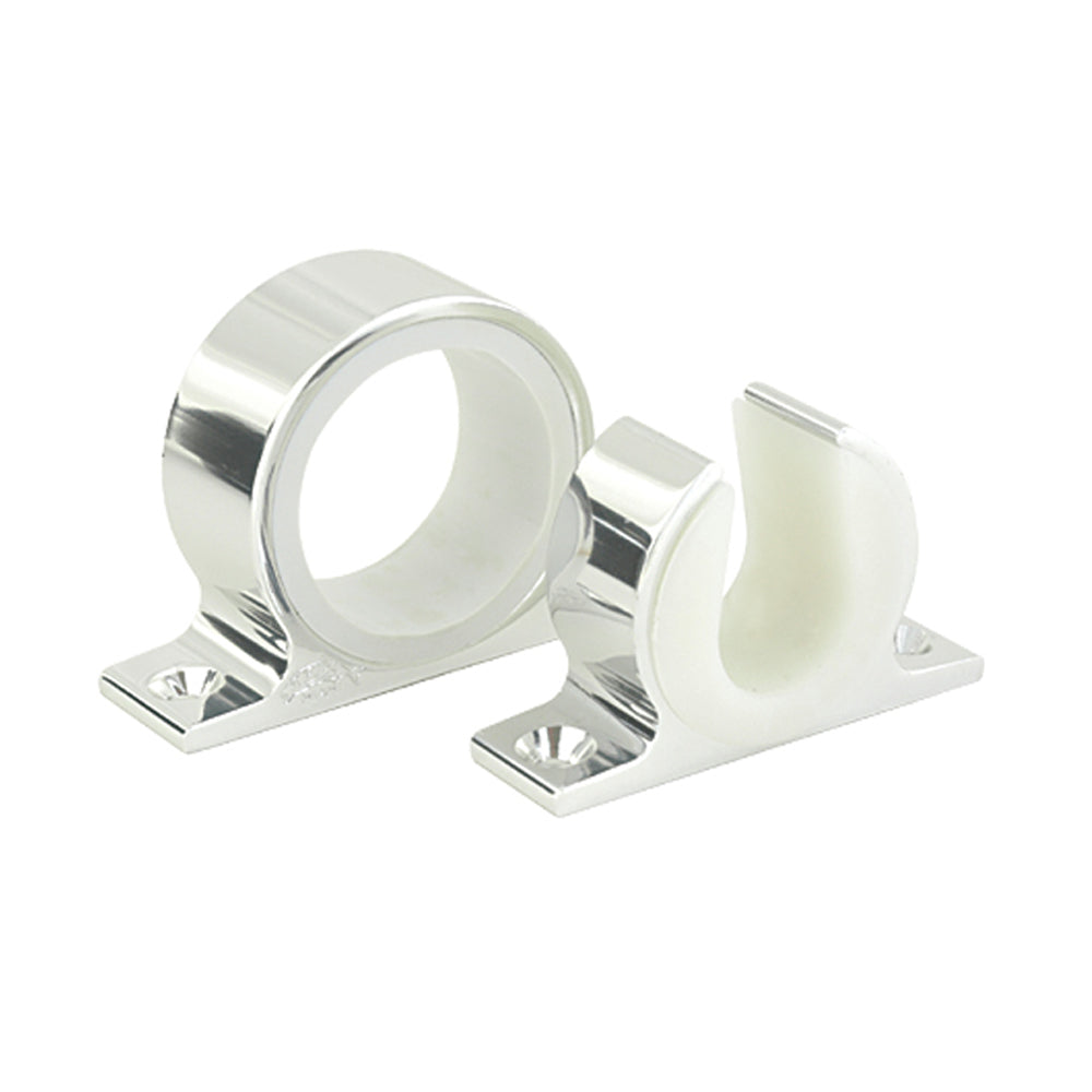 Ensemble de supports à tige simple Lee's - Finition argent brillant