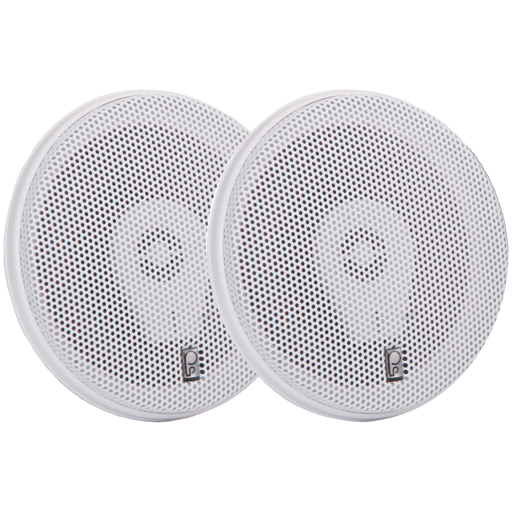 Enceintes Poly-Planar MA-8505W 5" 200 W série Titanium - Blanc