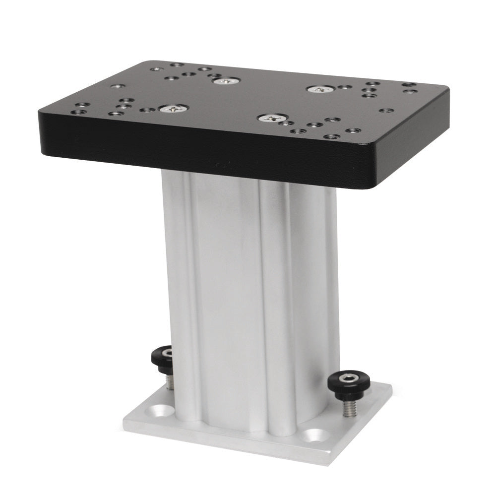 Socle de downrigger à base fixe en aluminium Cannon - 6"