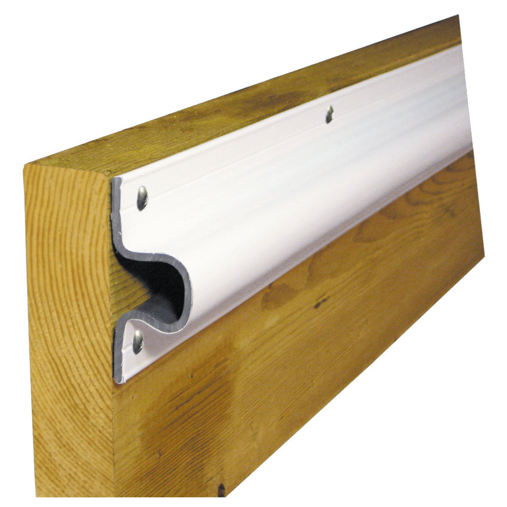 Profilés en PVC économiques Dock Edge « C » Guard, rouleau de 3 m (10 pi) - Blanc