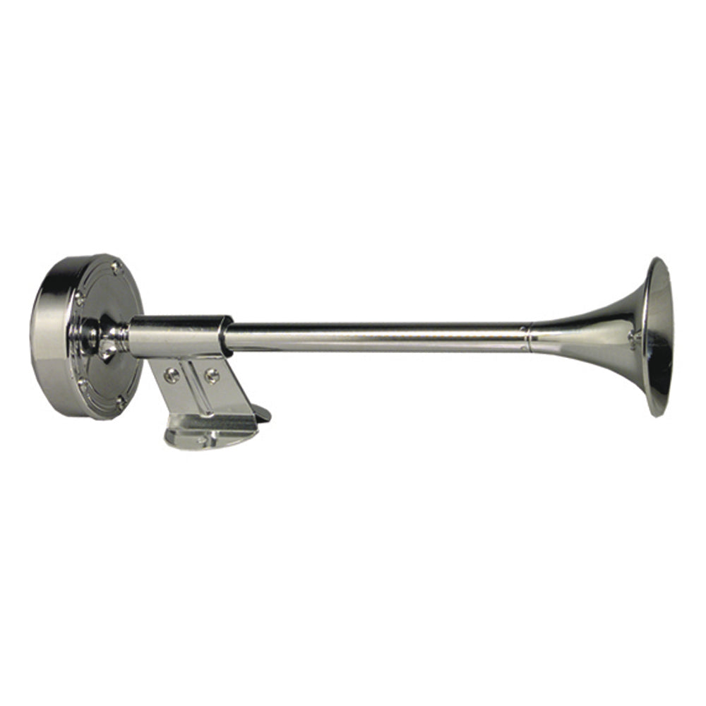 Klaxon simple Schmitt Marine Deluxe tout inox Shorty - 12 V