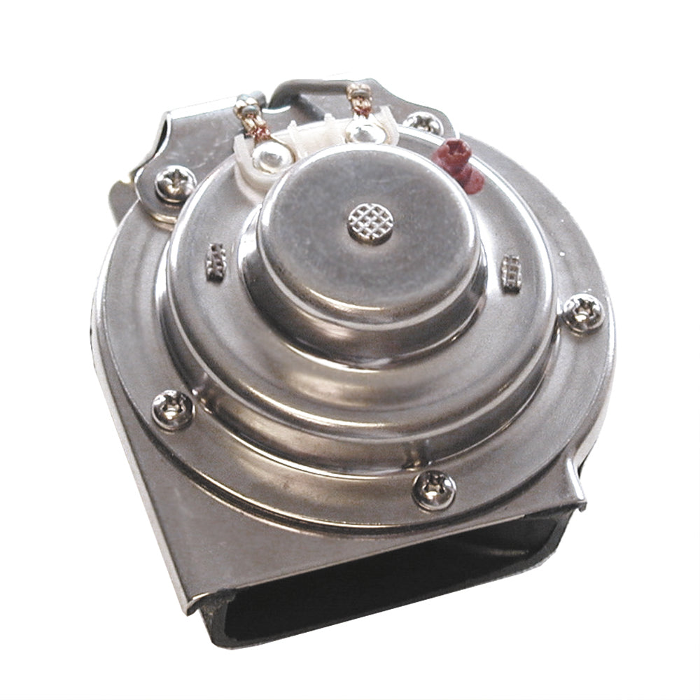 Klaxon miniature compact caché tout inox Schmitt Marine - 12 V