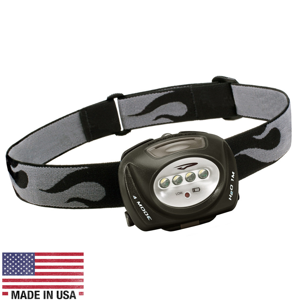 Lampe frontale Princeton Tec QUAD LED - Noir