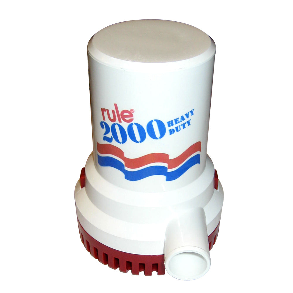 Pompe de cale non automatique Rule 2000 GPH - 24 V