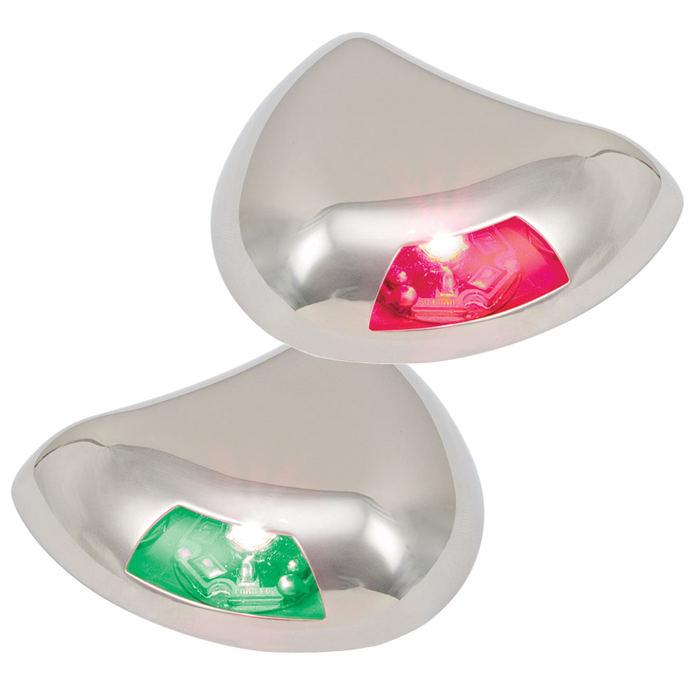 Feux latéraux à LED Perko Stealth Series - Montage horizontal - Rouge/Vert