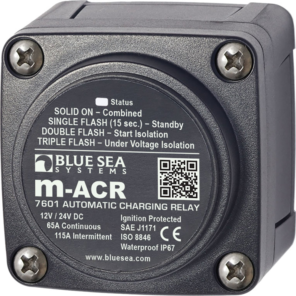 Relais de charge automatique Blue Sea 7601 DC Mini ACR - 65 A