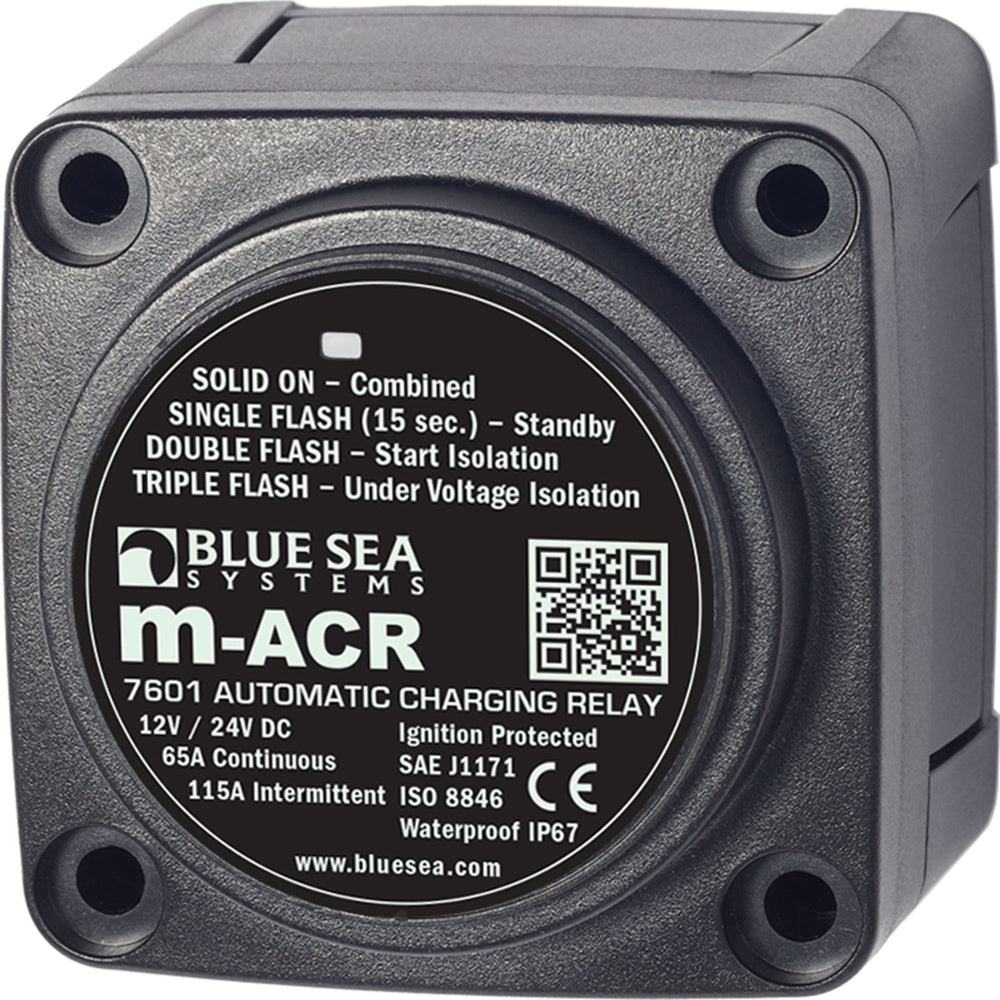 Relais de charge automatique Blue Sea 7601 DC Mini ACR - 65 A
