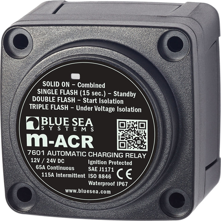 Relais de charge automatique Blue Sea 7601 DC Mini ACR - 65 A