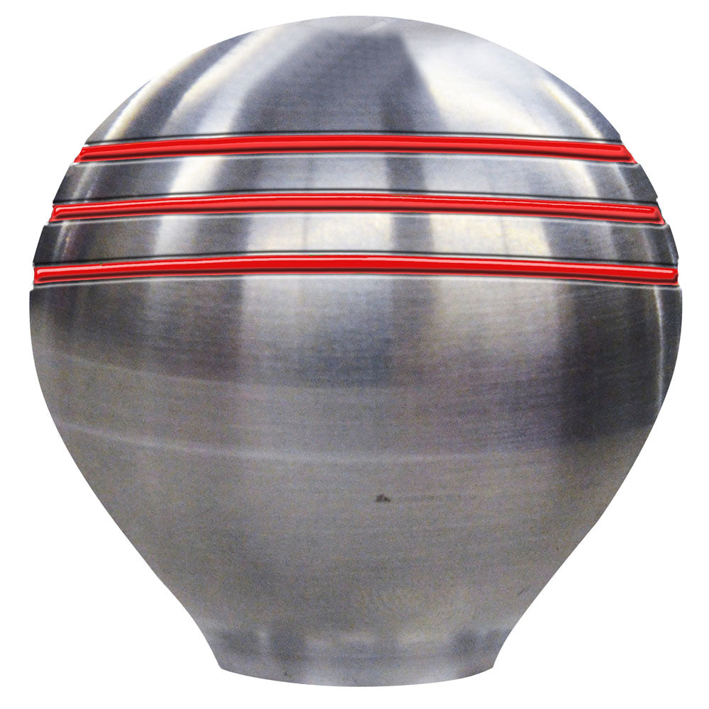 Pommeau d'accélérateur Schmitt Marine - 1-1/2" - Rainures rouges