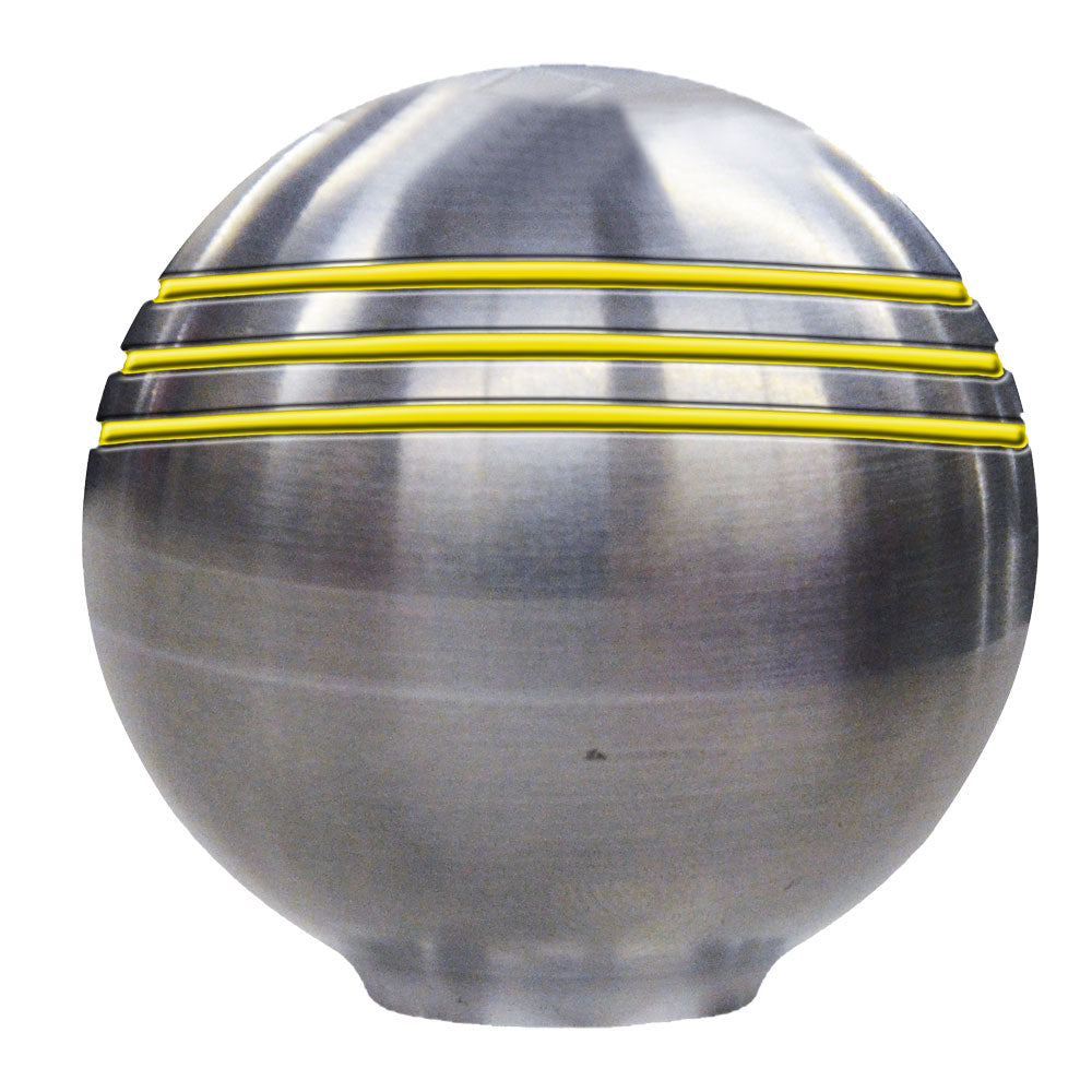 Pommeau d'accélérateur Schmitt Marine - 1-7/8" - Rainures dorées