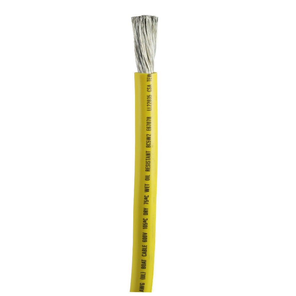 Câble de batterie Ancor jaune 2/0 AWG - Vendu au pied