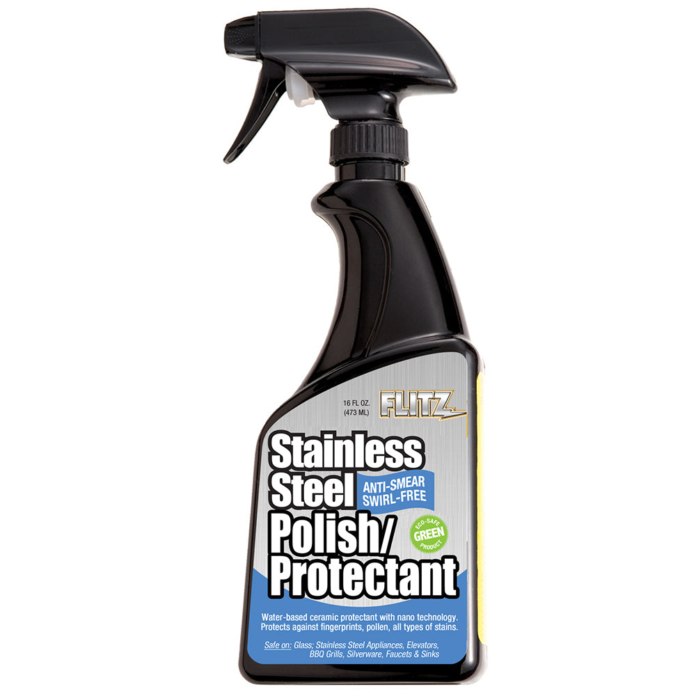 Produit de polissage/protection pour acier inoxydable Flitz - Spray 473 ml