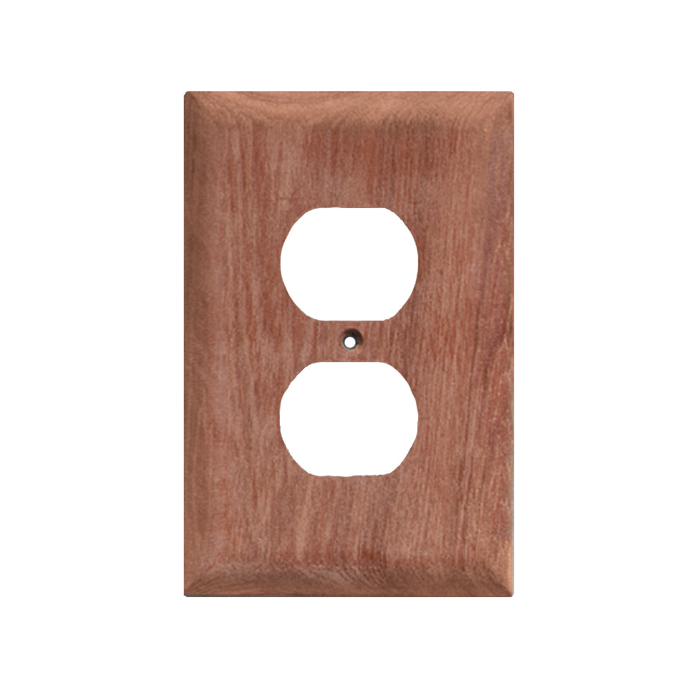 Couvercle de prise de courant/plaque de prise en teck Whitecap