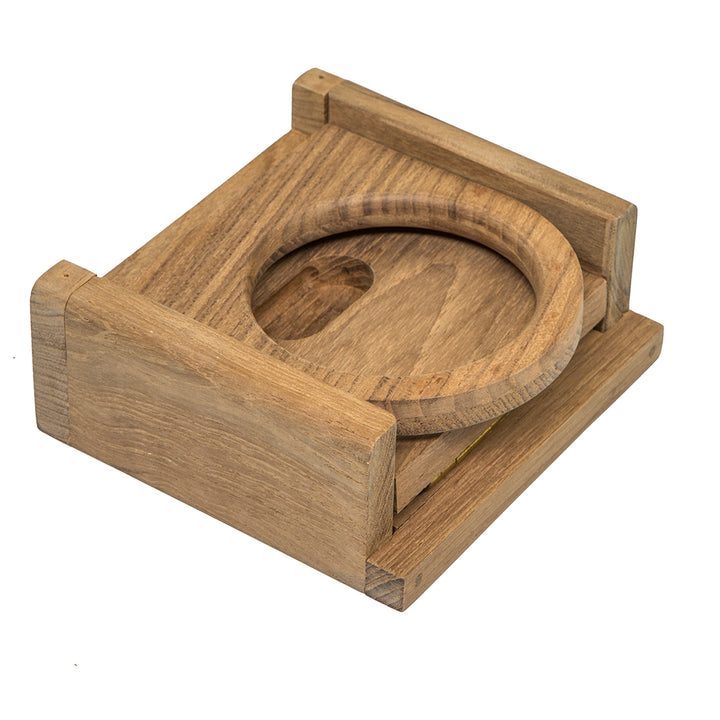 Porte-gobelet pliable en teck Whitecap